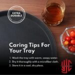 Imported Round Anti Slip Matt Trays - Image 5