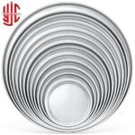 Silver Pizza Pans In 17 Sizes 2.5 inches to 16 inches - Image 2