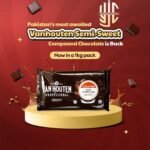 Chocolate Block Van Houten Semi Sweet 1Kg