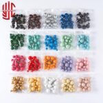 Glossy Grapes Green Color Faux Balls 20 Pcs Pack - Image 3