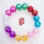 Transparent Baby Pink Faux Balls 12 Pcs Pack - Image 2