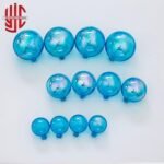 Transparent Blue Faux Balls 12 Pcs Pack