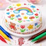 Edible 5 Colors Markers Set