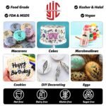 Edible 2 Black Color Markers Set - Image 2