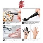 Edible 2 Black Color Markers Set - Image 3