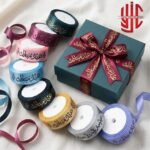 Eid Mubarak Silk Ribbon 30 Feet Long Random Colors