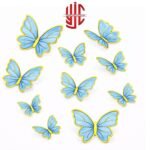 Butterfly Sky Blue Paper Topper 12 Sticker Sheet - Image 2