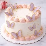 Butterfly Purple Paper Topper 12 Sticker Sheet