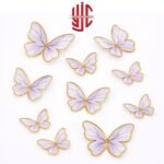Butterfly Purple Paper Topper 12 Sticker Sheet - Image 2