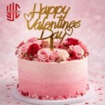 Happy Valentines Day Acrylic Cake Topper