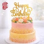 Acrylic Happy Birthday Tags 5 Pcs Pack