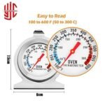 Analog Oven Preheating Thermometer 50-600°C Stainless Steel - Image 3