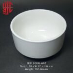 Imported Porcelain Round Bowl White 10cm