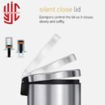 Imported Steel 5 to 12 Liters Dustbins Round Hydraulic - Image 2