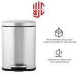 Imported Steel 7 to 9 Liters Dustbins Square Hydraulic