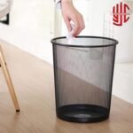 Metal Mesh Round Dustbin In Two Sizes