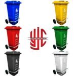 240 Liters Wheelie Dustbin Prime Plastic With Pedal
