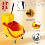 Mop Trolley Double Bucket 35 Liters - Image 2