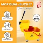 Mop Trolley Double Bucket 35 Liters