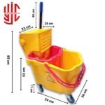 Mop Trolley Double Bucket 35 Liters - Image 3