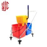 Mop Trolley Double Bucket 45 Liters - Image 4