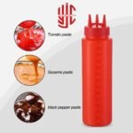 Imported 3 Nozzles Ketchup Bottles 650ml