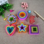 Five Pieces Plastic Cookie Cutter Set in 5 Shapes