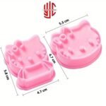 Plastic Kitty & Kitty Face Stamp Cutter Set - Image 3