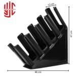 Imported Fancy Cup Holder Plastic Made Black Color - Image 3