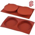Silicon Large Cake Mold 2 Cavities Non-Stick - Image 3