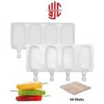 Silicon Ice Cream Molds from 4 to 8 Cavities - Image 3