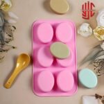 Silicon Oval Soap Mold 6 Cavities