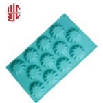 Silicon Flower Chocolate Mold 12 Cavities