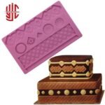 Silicon Diamond Button Rope Chocolate Paste Mold Sheet