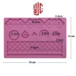 Silicon Diamond Button Rope Chocolate Paste Mold Sheet - Image 2