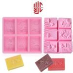 Silicon Honey Bee Soap Mold 6 Cavities