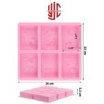 Silicon Honey Bee Soap Mold 6 Cavities - Image 3