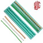 Silicon Beads Chocolate Paste Mold Three Strips In 3 Sizes