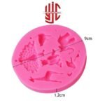 Silicon Six Animals Chocolate Paste Mold - Image 2
