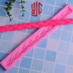 Silicon Twist Braided Rope Lace Chocolate Paste Mold