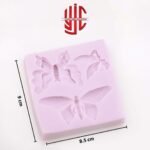 Silicon Three Types Butterflies Chocolate Mold 3 Cavities - Image 2