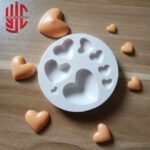 Silicon Various Size Hearts Chocolate Mold 8 Cavities