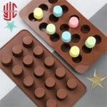 Silicon Mini Cup Cakes Chocolate Mold 15 Cavities