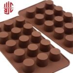 Silicon Mini Cup Cakes Chocolate Mold 15 Cavities - Image 2