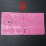 Silicon Heart Locket Chocolate Paste Mold - Image 2