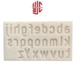 Silicon Small Round Corner Alphabets Paste Mold