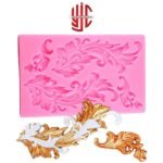 Silicon Baroque Royal Unique Lace Paste Mold 4 Cavities