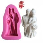 Silicon Bride & Groom Front Pose Paste Mold - Image 3