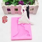Silicon Bride & Groom Side Pose Paste Mold