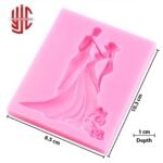 Silicon Bride & Groom Side Pose Paste Mold - Image 2